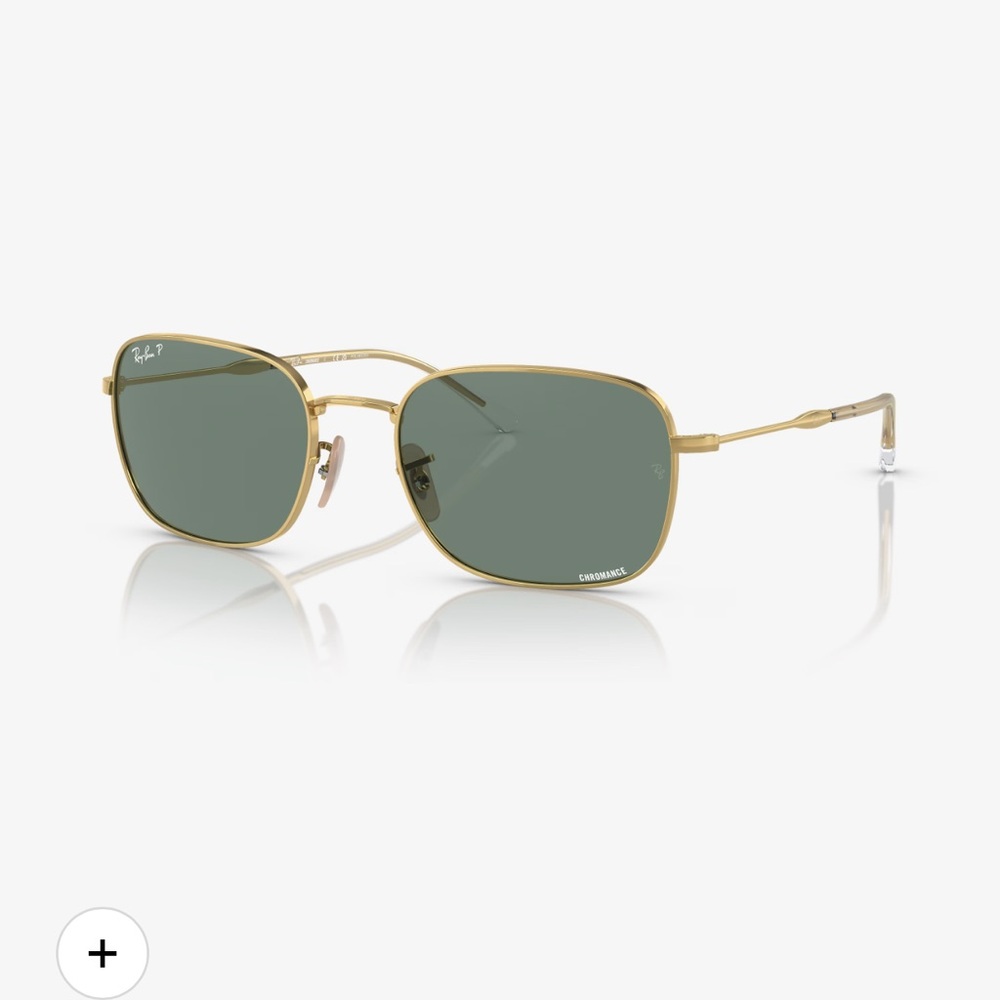 Ray-Ban RB3706 Chromance Polarized Sunglasses – Gold Frame / Green Lens